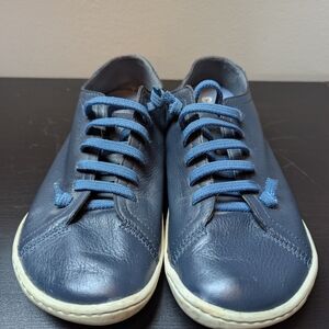 Camper Peu Women's Blue Leather Shoes
